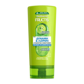 FRUCTIS  ΔΥΝΑΜΗ & ΛΑΜΨΗ CONDITIONER ΓΙΑ ΕΝΔΥΝΑΜΩΣΗ ΤΩΝ ΚΑΝΟΝΙΚΩΝ ΜΑΛΛΙΩΝ | 200ml