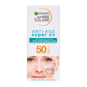 AMBRE SOLAIRE SUPER UV ANTI-AGE PROTECTION CREAM SPF50 FACE SUN CARE | 50ml