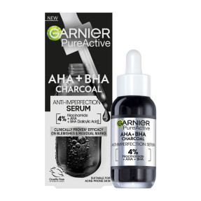 PURE ACTIVE AHA+ BHA CHARCOAL ANTI IMPERFECTION SERUM | 30ml