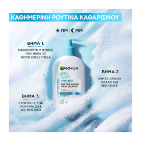 HYALURON ΚΡΕΜΑ ΚΑΘΑΡΙΣΜΟΥ ΓΙΑ ΕΝΥΔΑΤΩΣΗ | 250ml