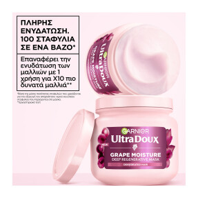 BOTANIC ΤHERAPY GRAPE MOISTURE ΜΑΣΚΑ ΜΑΛΛΙΩΝ | 340ml