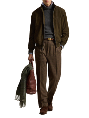 ΑΝΔΡΙΚΟ SUEDE JACKET | Καφέ  M