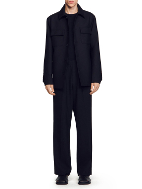 ΑΝΔΡΙΚΟ OVERSHIRT | Μαύρο M