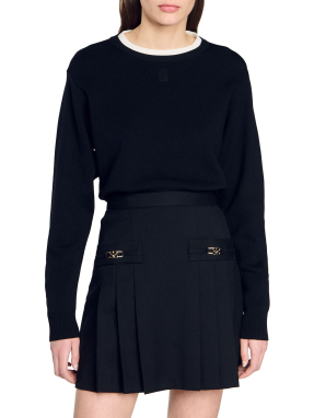 ΓΥΝΑΙΚΕΙΟ ΠΛΕΚΤΟ ΠΟΥΛΟΒΕΡ | Μαύρο M