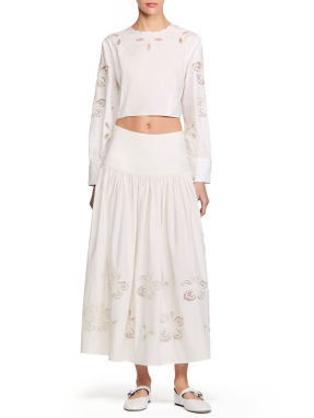 MΑΞΙ ΦΟΥΣΤΑ ΜΕ ΚΕΝΤΗΜΑΤΑ | Εκρού FR 40