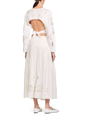 MΑΞΙ ΦΟΥΣΤΑ ΜΕ ΚΕΝΤΗΜΑΤΑ | Εκρού FR 40