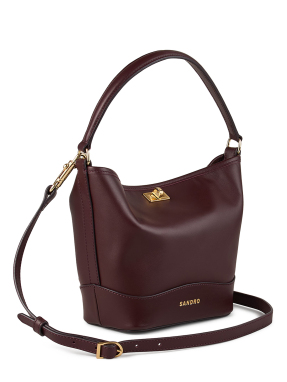 ΓΥΝΑΙΚΕΙΑ ΔΕΡΜΑΤΙΝΗ ΤΣΑΝΤΑ ΩΜΟΥ | Μπορντό