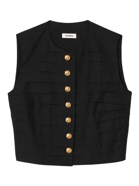 ΓΥΝΑΙΚΕΙΟ ΑΜΑΝΙΚΟ ΠΛΙΣΕ CROP ΤΟΠ | Μαύρο M