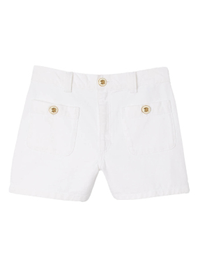 ΓΥΝΑΙΚΕΙΟ ΨΗΛΟΜΕΣΟ DENIM ΣΟΡΤΣ | Λευκό FR 36