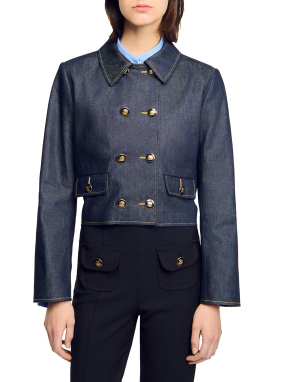 ΓΥΝΑΙΚΕΙΟ DENIM JACKET | Μπλε Σκούρο FR 36