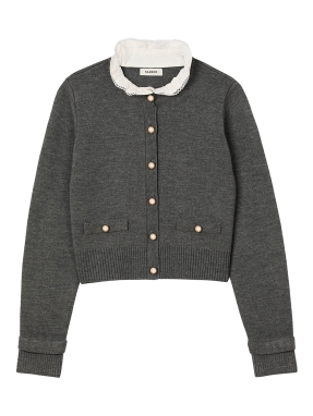 ΓΥΝΑΙΚΕΙΑ ΠΛΕΚΤΗ ΖΑΚΕΤΑ | Γκρι L