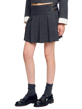 ΜΙΝΙ ΦΟΥΣΤΑ | Γκρι Σκούρο FR 38