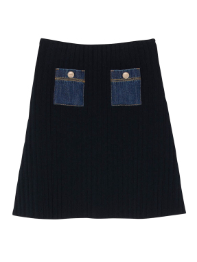 ΜΙΝΙ ΠΛΕΚΤΗ ΦΟΥΣΤΑ | Μπλε Σκούρο FR 36