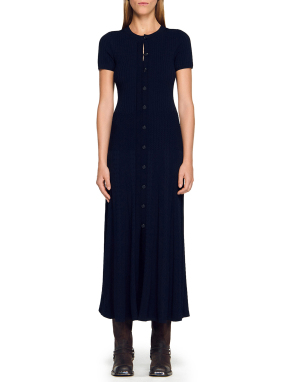 ΜΑΞΙ ΠΛΕΚΤΟ ΦΟΡΕΜΑ | Μπλε Σκούρο FR 34