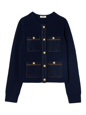 ΓΥΝΑΙΚΕΙΟ DENIM JACKET | Μπλε Σκούρο M