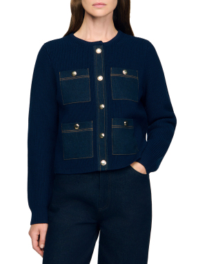 ΓΥΝΑΙΚΕΙΟ DENIM JACKET | Μπλε Σκούρο M