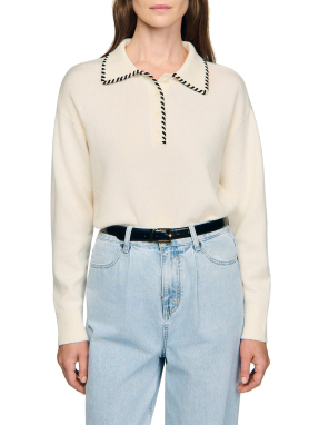 ΓΥΝΑΙΚΕΙΟ ΜΑΛΛΙΝΟ ΠΟΥΛΟΒΕΡ | Εκρού L