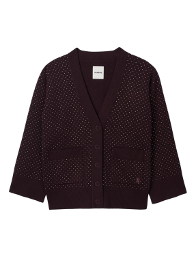 ΓΥΝΑΙΚΕΙΑ ΖΑΚΕΤΑ ΜΕ ΚΡΥΣΤΑΛΛΟΥΣ | Μωβ M