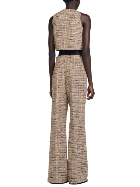 ΓΥΝΑΙΚΕΙΟ TWEED ΤΟΠ | Καφέ M