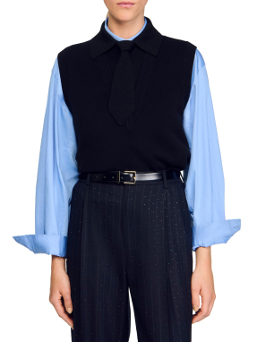 ΓΥΝΑΙΚΕΙΟ ΑΜΑΝΙΚΟ ΠΟΥΛΟΒΕΡ | Μαύρο L