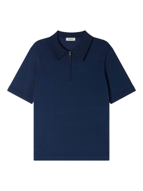 ΑΝΔΡΙΚΗ POLO ΜΠΛΟΥΖΑ ΜΕ ΦΕΡΜΟΥΑΡ | Μπλε L