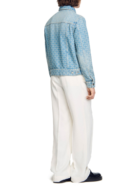 ΑΝΔΡΙΚΟ DENIM ΜΠΟΥΦΑΝ | Γαλάζιο L