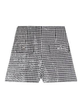 ΓΥΝΑΙΚΕΙΟ TWEED ΣΟΡΤΣ ΑΠΌ ΠΑΓΙΕΤΑ | Μαύρο FR 38