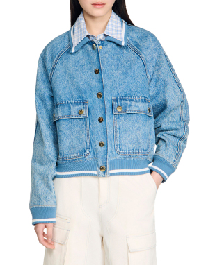 ΓΥΝΑΙΚΕΙΟ DENIM JACKET | Μπλε FR 38