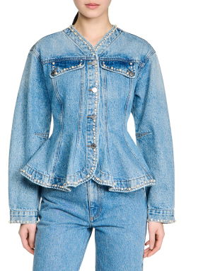 ΓΥΝΑΙΚΕΙΟ DENIM JACKET | Μπλε FR 40