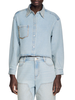 ΓΥΝΑΙΚΕΙΟ DENIM ΠΟΥΚΑΜΙΣΟ | Μπλε Ανοιχτό M