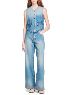 ΓΥΝΑΙΚΕΙΟ DENIM ΠΑΝΤΕΛΟΝΙ | Μπλε FR 36