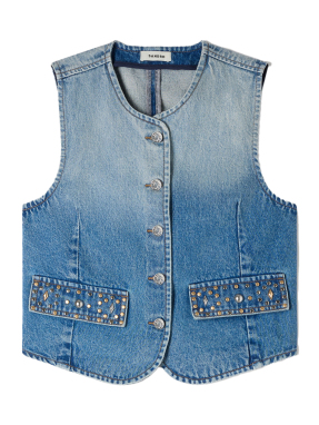 ΓΥΝΑΙΚΕΙΟ DENIM ΓΙΛΕΚΟ | Μπλε FR 38