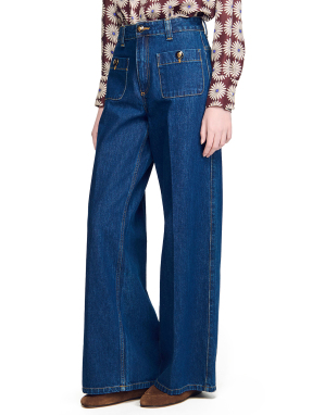 ΓΥΝΑΙΚΕΙΟ DENIM ΠΑΝΤΕΛΟΝΙ | Μπλε Σκούρο FR 34