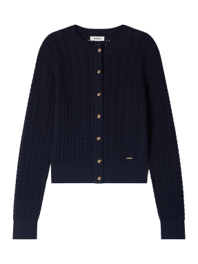 ΓΥΝΑΙΚΕΙΑ ΠΛΕΚΤΗ ΖΑΚΕΤΑ | Μπλε Σκούρο M