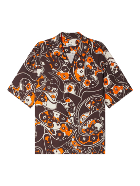 ΑΝΔΡΙΚΟ ΚΟΝΤΟΜΑΝΙΚΟ ΠΟΥΚΑΜΙΣΟ | Καφέ Σκούρο XL