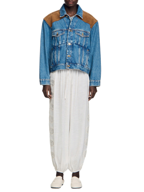 ΓΥΝΑΙΚΕΙΟ DENIM ΜΠΟΥΦΑΝ | Μπλε FR 38