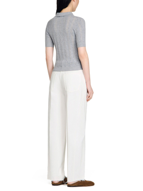 ΓΥΝΑΙΚΕΙΑ ΜΑΛΛΙΝΗ POLO ΜΠΛΟΥΖΑ | Γκρι M