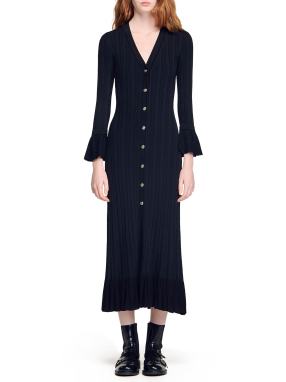 ΜΑΞΙ ΠΛΕΚΤΟ ΦΟΡΕΜΑ | Μαύρο FR 34