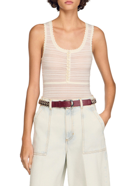 ΓΥΝΑΙΚΕΙΟ ΚΟΡΜΑΚΙ | Εκρού XS