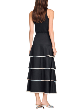 ΜΑΞΙ ΦΟΥΣΤΑ | Μαύρο FR 38