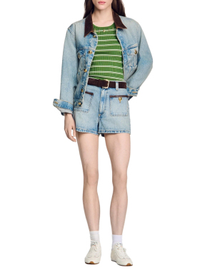 ΓΥΝΑΙΚΕΙΟ DENIM SHORTS | Μπλε 4785 FR 40