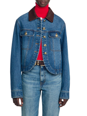 ΓΥΝΑΙΚΕΙΟ DENIM  ΜΠΟΥΦΑΝ | Μπλε FR 40