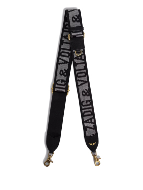 ΙΜΑΝΤΑΣ ΤΣΑΝΤΑΣ GLITTER STRAP | Μαύρο