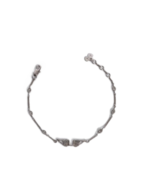 ΓΥΝΑΙΚΕΙΟ ΒΡΑΧΙΟΛΙ ROCK | Ασημί ONE SIZE