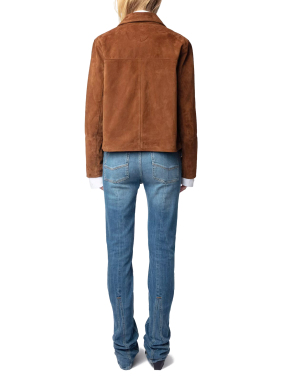 ΓΥΝΑΙΚΕΙΟ SUEDE JACKET LESSA | Ταμπά S