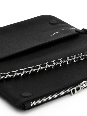 ΓΥΝΑΙΚΕΙΑ ΔΕΡΜΑΤΙΝΗ ΤΣΑΝΤΑ ROCK GRAFFITI | Μαύρο