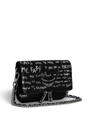 ΓΥΝΑΙΚΕΙΑ ΔΕΡΜΑΤΙΝΗ ΤΣΑΝΤΑ CLUTCH ROCK NANO | Μαύρο