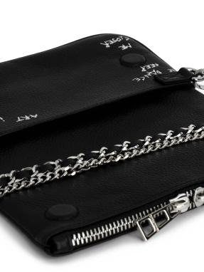 ΓΥΝΑΙΚΕΙΑ ΔΕΡΜΑΤΙΝΗ ΤΣΑΝΤΑ CLUTCH ROCK NANO | Μαύρο