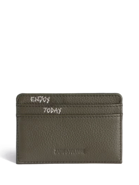 ΓΥΝΑΙΚΕΙΑ ΔΕΡΜΑΤΙΝΗ ΘΗΚΗ ΚΑΡΤΩΝ PASS | Χακί