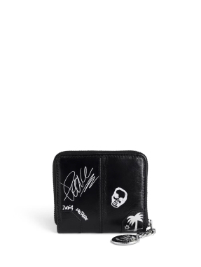 ΓΥΝΑΙΚΕΙΟ ΔΕΡΜΑΤΙΝΟ ΠΟΡΤΟΦΟΛΙ  SUNNY CARD HOLDER | Μαύρο